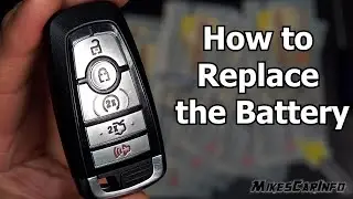 Ford Lincoln Key Fob: How to Replace Battery