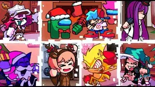 CHRISTMAS But Every Turn A Different Cover Is Used (FNF BETADCIU)