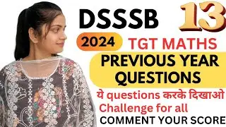 dsssb tgt math important MCQS by @gmt0 | dsssb tgt math |