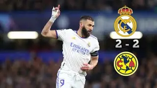 Real Madrid Vs CF America 2-2 Hightligts| Pre-Season 2022