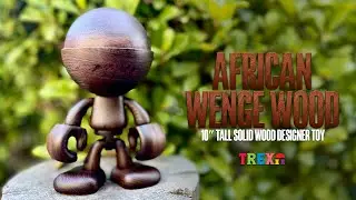 Trexii Wood Sculpture Figure (10inch) - African Wenge Wood Edition