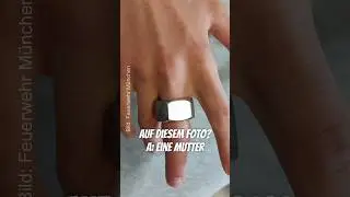 Was erkennst Du❓ #feuerwehr #ring #mutter