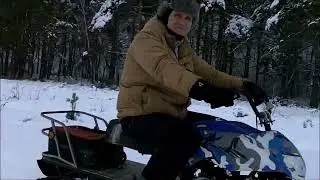 снегоход Динго 125 с увеличенной гусеницей