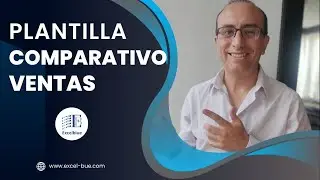 Plantilla comparativo de Ventas mensuales de tres Años en Excel