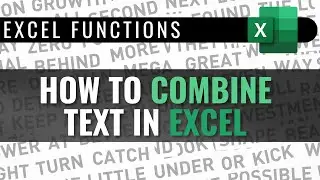 Excel Function: Quickly combine text in Excel