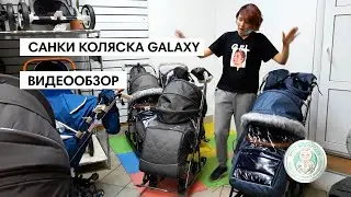 Санки коляска Galaxy и Galaxy Glory видеообзор