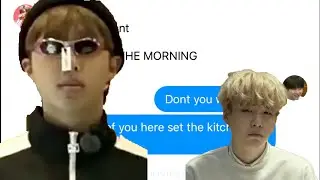 BTS TEXT- THE ONE WHO LEFT THE STOVE ON