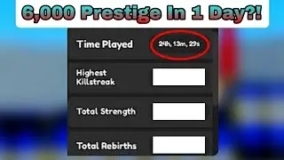 6,000 Prestige in 24 Hours - Weapon Masters | Roblox #46