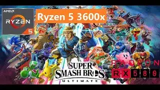 Yuzu Early Access 1036 Ryzen 5 3600x Rx 580 8GB 16GB RAM Dual Channel Super Smash Bros Ultimate