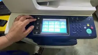How to install network scan and network print for xerox Wc 53 series