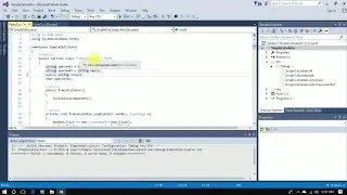 C# Windows Application Getting output of one project to another project using DLL