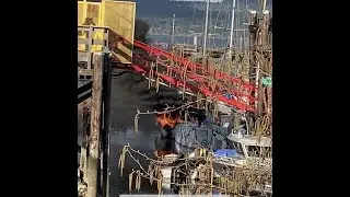 Crofton boat fire