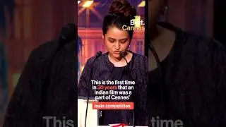 Filmmaker Payal Kapadia spoke to Brut after her film won the Grand Prix at the Cannes Film Festival.