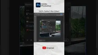 Adobe Photoshop 100% Perfect Blur Effect