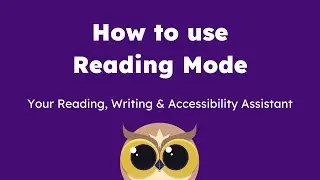 How to use the Reading Mode in Helperbird