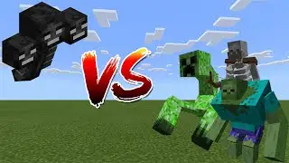 Wither vs Mutant Creatures - Minecraft
