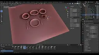 Low Poly Asset Pack -Cutlery, Plates and Bowls
