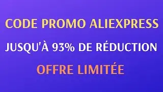 Code promo Aliexpress -⭐Jusqu'à 93% de réduction sur une sélection