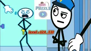 thief puzzle game level 124_130 complete|hard puzzle gameplay hard levels I solved|