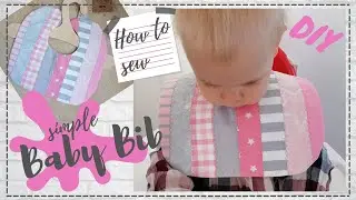 HOW TO SEW SIMPLE BABY BIB / BEBEK ÖNLÜĞÜ DİKİMİ / ПРОСТОЙ НАГРУДНИК _СЛЮНЯВЧИК_ ДЛЯ МАЛЫША (DIY)