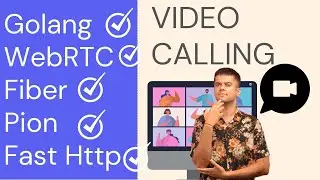 GOLANG Video Conferencing And Live Streaming - FullStack Project with Docker-Compose 