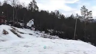 Экстрим спорт. Брейк-данс и сноуборд микс. ШИКАРНО!