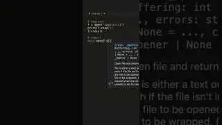 Expert Python Programming: Tips & Tricks - Read Data from Files🔥🔥 #shorts #python