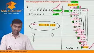 Cyclic Redundancy Check (CRC) for Error Detection | Computer Network | Digital Communication