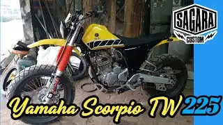 build Yamaha Scorpio TW 225 by Sagara Custom #shorts