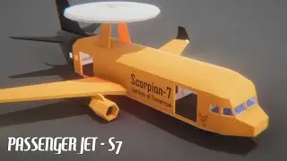 Passenger Jet - S7 - Unturned Game Mod