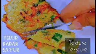1 bumbu Telur dadar sayur untuk sarapan ,( 3 language / 3 Bahasa)