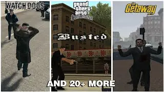 Getting Busted in 20+ Games - GTA, Saints Row, Sleeping Dogs and more