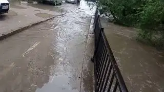 Потоп в Крыму в Симферополе 10.06.2017 часть 1