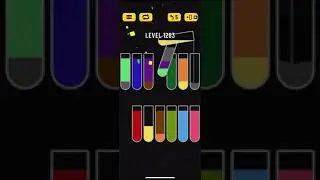 Water Sort Puzzle level 1283-1284
