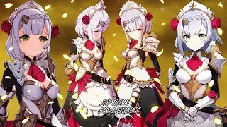 Noelle - Todos sus Diálogos |Historia| Voz en Japonés. (Genshin Impact Español)