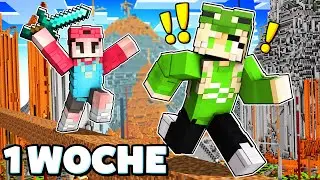 ich BETRETE nach 1 WOCHE den MINECRAFT HELDEN SERVER