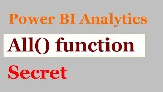 All function in power bi  with example | Power BI Analytics (Power BI Training)