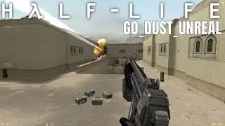 Half-Life Deathmatch Multiplayer Gameplay on go_dust_unreal