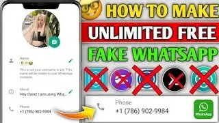 fake number se whatsapp account kese banaya how to get fake whatsapp number