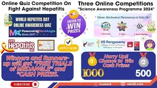 Science Awareness Programme 2024 | World Hepatitis Day | Free Online Competitions | Win Cash Prizes