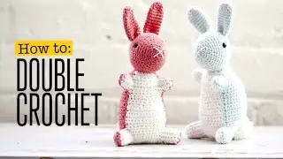 How to make a double crochet stitch (UK terms)