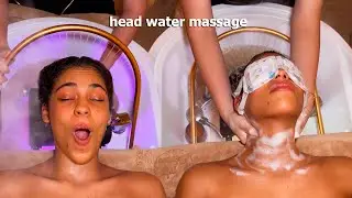 ASMR: Relaxing Chinese HEADSPA Water MASSAGE!