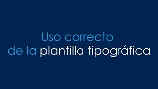 Uso de la plantilla tipográfica para crear letras