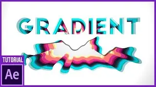 Flat 3D Gradient After Effects Tutorial