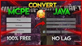 Convert Minecraft Pocket Edition Into Java Edition | Java Ui For MCPE