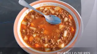PICADILLO DE RES, PLATILLO TRADICIONAL MEXICANO...