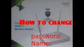 How to change PTCL router password and name by mobile