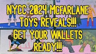 Mcfarlane Toys Reveals for NY Comic Con 2024 | Overview | #nycc2024 #mcfarlanetoys #dccomics