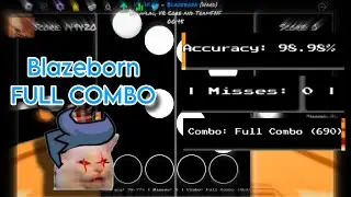 Funky friday Blazeborn FC 98.98 accuracy