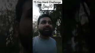 75 Day Hard Challenge Day 10th #75hardchallenge #shorts #shortsvideo #motivationalshorts